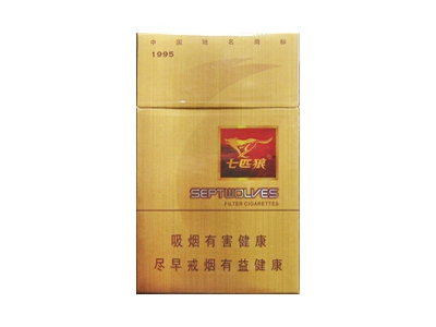 七匹狼(金)香烟价格表（图片）-第1张图片